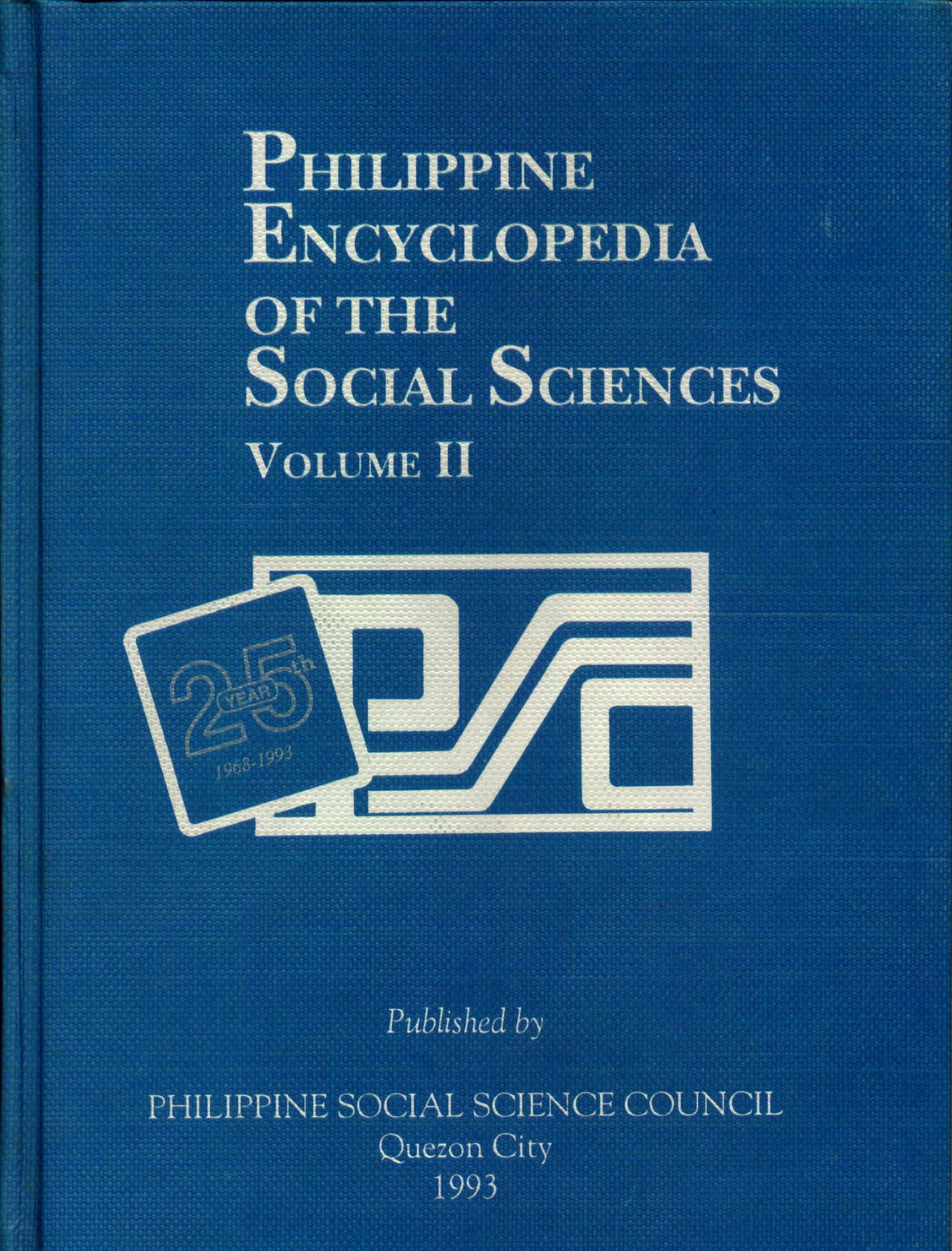 Philippine Encyclopedia of the Social Sciences 1993  Philippine Social