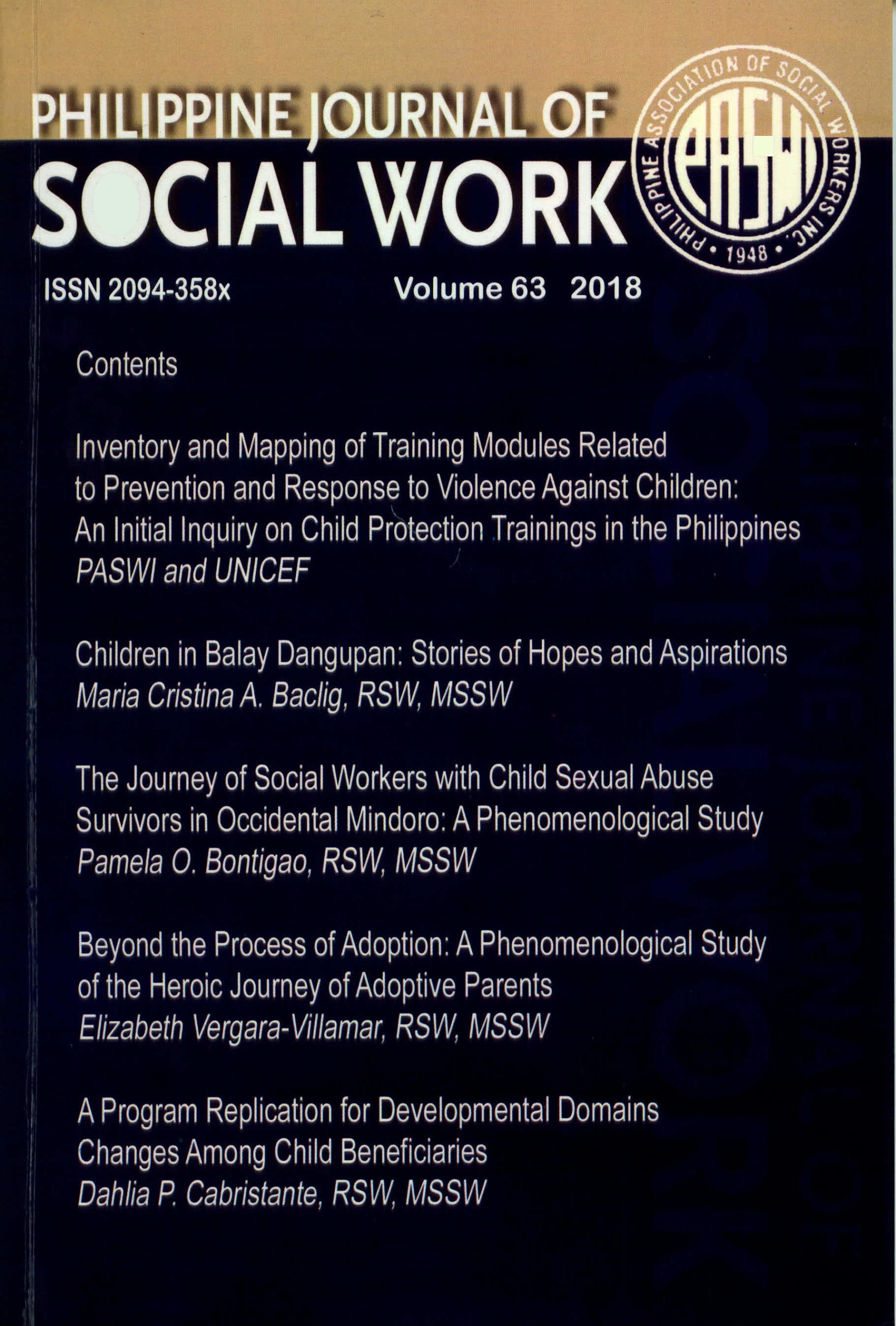 social work research topics philippines