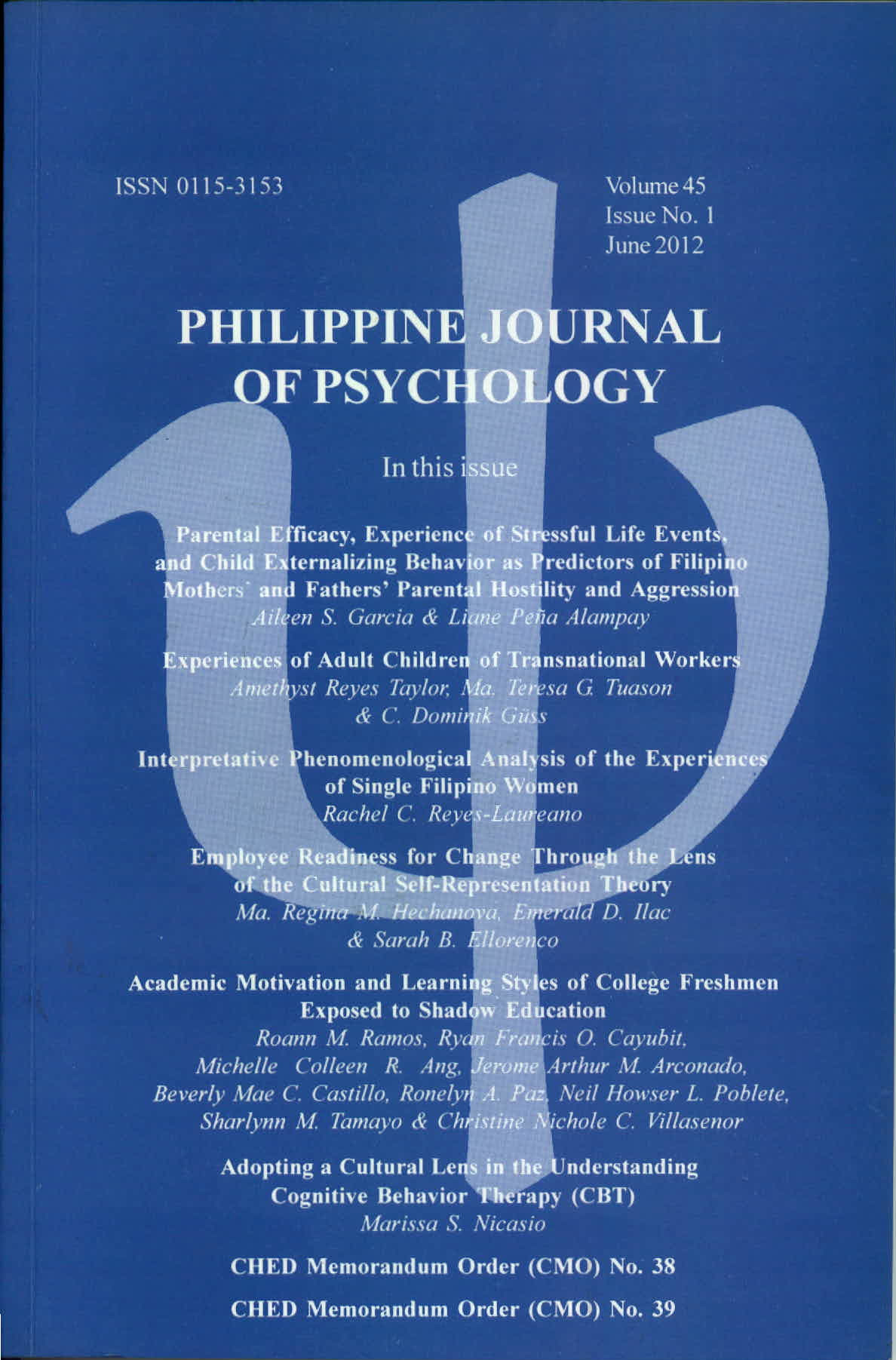 psychology thesis philippines